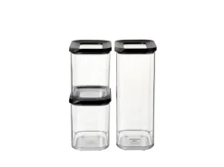 Mepal Modula Vorratsdosen-Set 3-teilig Schwarz