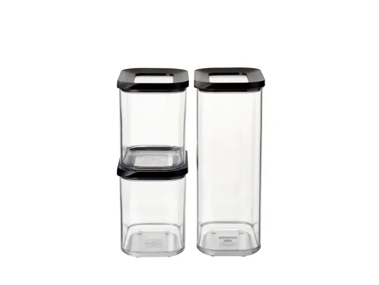 Mepal Modula Vorratsdosen-Set 3-teilig Schwarz