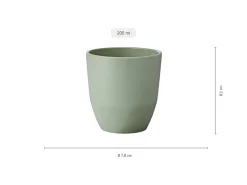 Mepal Silueta Becher 200 ml 4er Set Nordic Sage