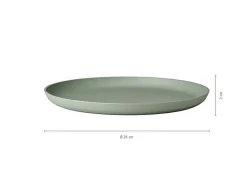 Mepal Silueta Essteller 26 cm 4er Set Nordic Sage