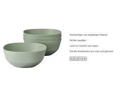 Mepal Silueta Schalen 750 ml 4er Set Mixed