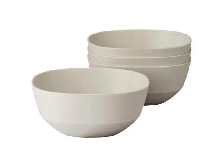 Mepal Silueta Schalen 750 ml 4er Set Nordic White