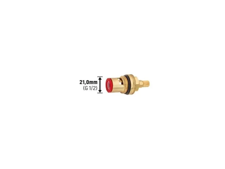 Messingoberteil 21 mm (G 1/2)