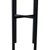 Metall-Ständer Owen Ø 16,5 cm x 25 cm Schwarz