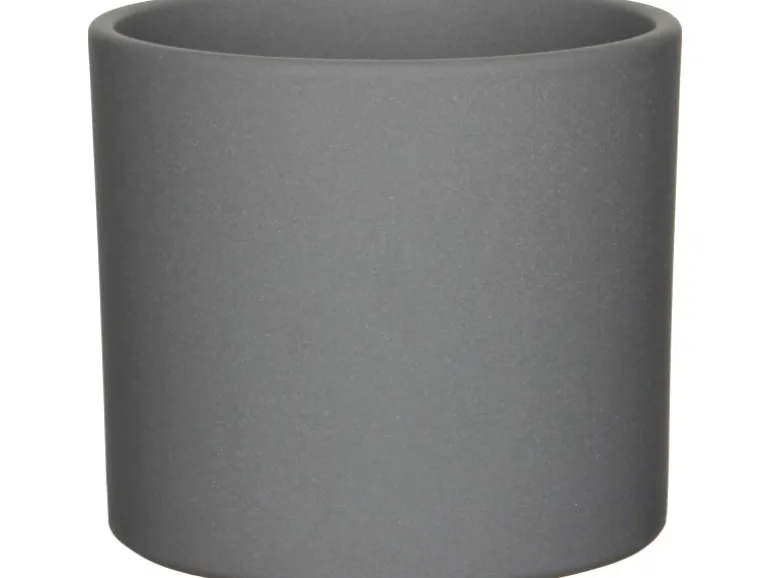 Mica Decorations Übertopf Era Ø 19,5 cm x 17,5 cm Grau matt