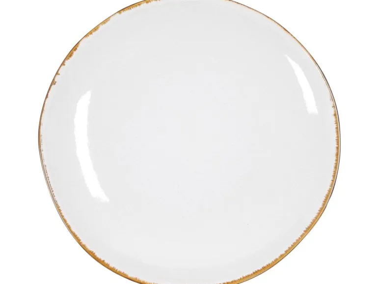 Mica Decorations Essteller Tabo Weiß Ø 26,5 cm