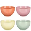 Mica Decorations Rico Schalen Mehrfarbig 4er Set H 8,5 x Ø 14 cm