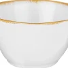 Mica Decorations Schale Tabo Weiß 5 Ø 11 cm