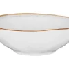 Mica Decorations Schale Tabo Weiß 6,5 Ø 20 cm