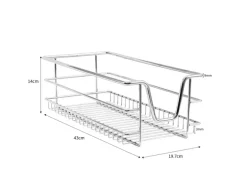 Monstershop 3 x Ausziehbare Küchenschublade Für 30cm Breite Schränke