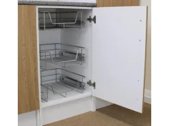 Monstershop 2 x Ausziehbare Küchenschublade  Für 60cm Breite Schränke