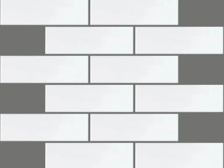 Mosaikfliese Metro Weiß 20 Stück