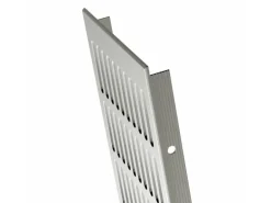 MS Beschläge Belüftungsgitter 130 x 1000 mm Aluminium Silber F1 Eloxiert