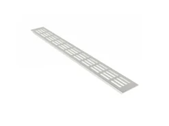 MS Beschläge Lüftungsgitter 60 x 800 mm Alu Silber F1 Eloxiert Belüftungsgitter
