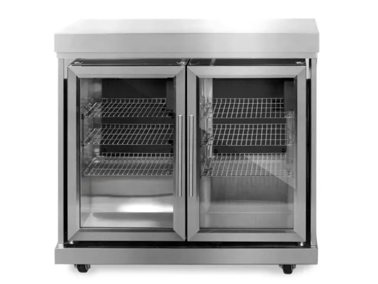 MyOutdoorKitchen Zweitüriger Modul-Kühlschrank Stainless Collection