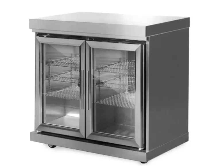 MyOutdoorKitchen Zweitüriger Modul-Kühlschrank Stainless Collection