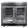 MyOutdoorKitchen Zweitüriger Modul-Kühlschrank Black Collection