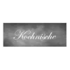 MySpotti Küchenrückwand Profix Cucina Kochnische 160 x 60 cm Grau-Weiß