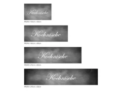 MySpotti Küchenrückwand Profix Cucina Kochnische 160 x 60 cm Grau-Weiß