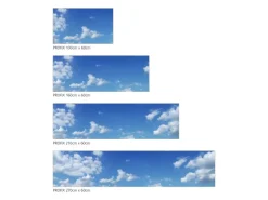 MySpotti Küchenrückwand Profix Cucina Himmel 100 x 60 cm Himmelblau
