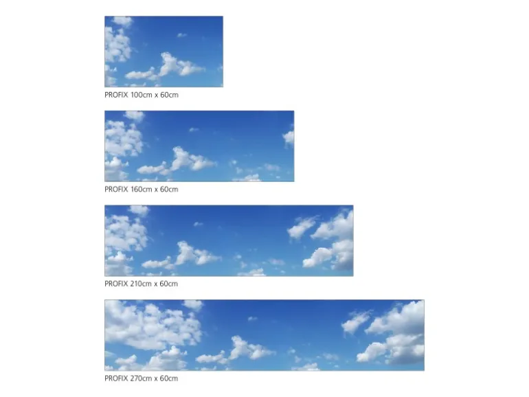 MySpotti Küchenrückwand Profix Cucina Himmel 100 x 60 cm Himmelblau