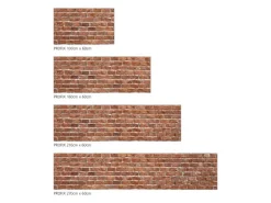 MySpotti Küchenrückwand Profix Cucina Brick Wall 100 cm x 60 cm Ziegelrot