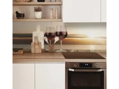 MySpotti Küchenrückwand Profix Cucina Feierabend 210 x 60 cm Weinrot