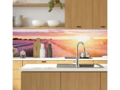 MySpotti Küchenrückwand Profix Cucina Provence 160 x 60 cm Lavendelviolett