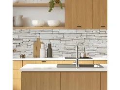 MySpotti Küchenrückwand Profix Cucina Rocky Wall 270 x 60 cm Steinweiß