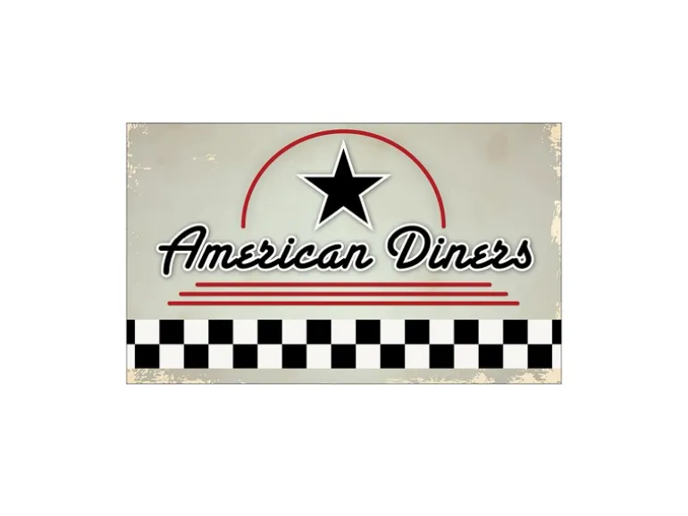 MySpotti Küchenrückwand Profix Cucina American Diners 100 x 60 cm Mehrfarbig