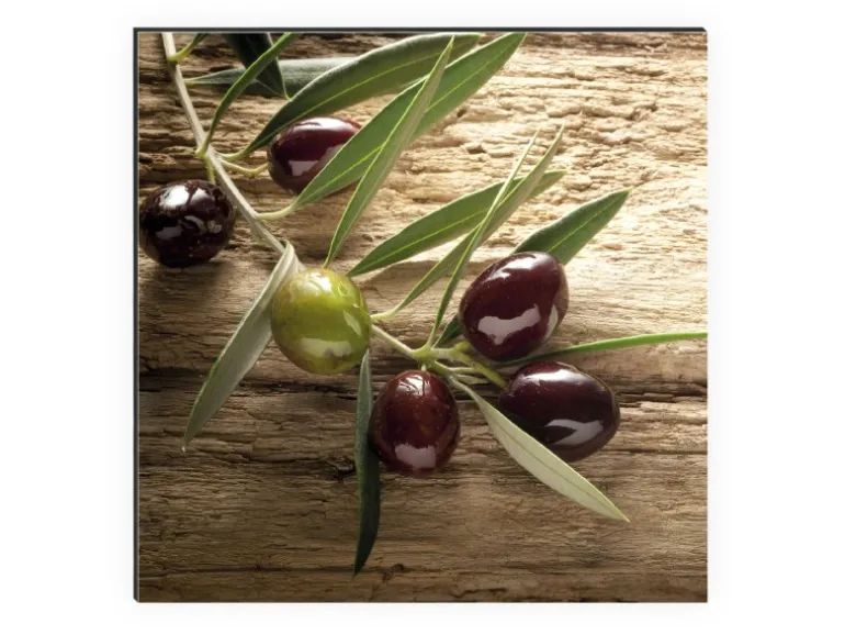 MySpotti Küchenrückwand Profix Cucina Mediterran 210 x 60 cm Braun-Grün