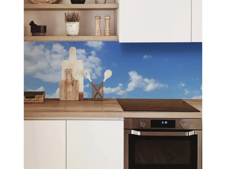 MySpotti Küchenrückwand Profix Cucina Himmel 160 x 60 cm Himmelblau