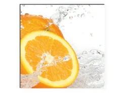 MySpotti Küchenrückwand Profix Cucina Aqua Orange 160 x 60 cm Weiß-Orange