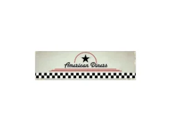 MySpotti Küchenrückwand Profix Cucina American Diners 210 x 60 cm Mehrfarbig