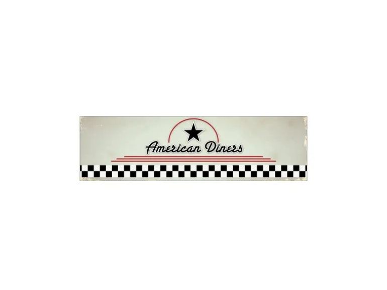 MySpotti Küchenrückwand Profix Cucina American Diners 210 x 60 cm Mehrfarbig