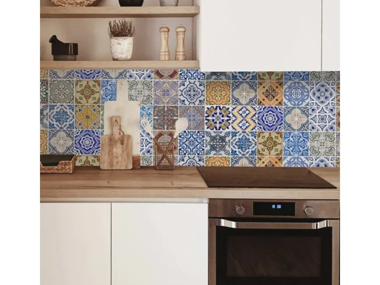 MySpotti Küchenrückwand Profix Cucina Pablo Fliese 210 x 60 cm Bunt