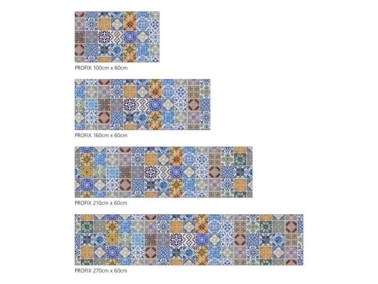 MySpotti Küchenrückwand Profix Cucina Pablo Fliese 210 x 60 cm Bunt