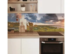 MySpotti Küchenrückwand Profix Cucina Leuchtturmpanorama 270 x 60 cm Sanddüne