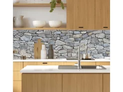 MySpotti Küchenrückwand Profix Cucina Massimo 100 x 60 cm Grau-Blau
