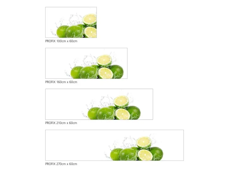 MySpotti Küchenrückwand Profix Cucina Aqua 210 x 60 cm Limettengrün