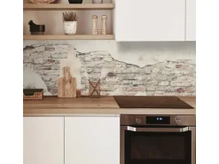 MySpotti Küchenrückwand Profix Cucina Vintage Wall 160 x 60 cm Ziegel Beige