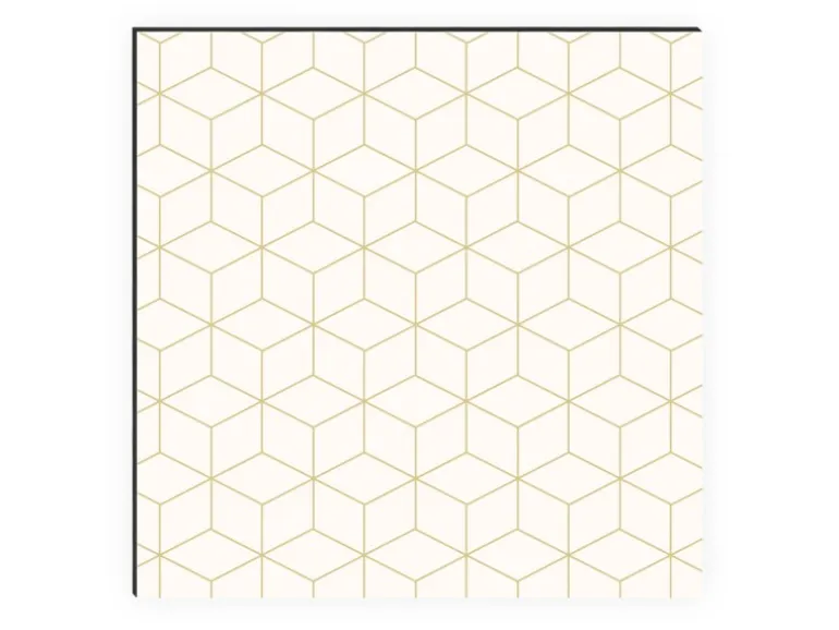 MySpotti Küchenrückwand Profix Cucina Hexagon Creme 100 x 60 cm Crema