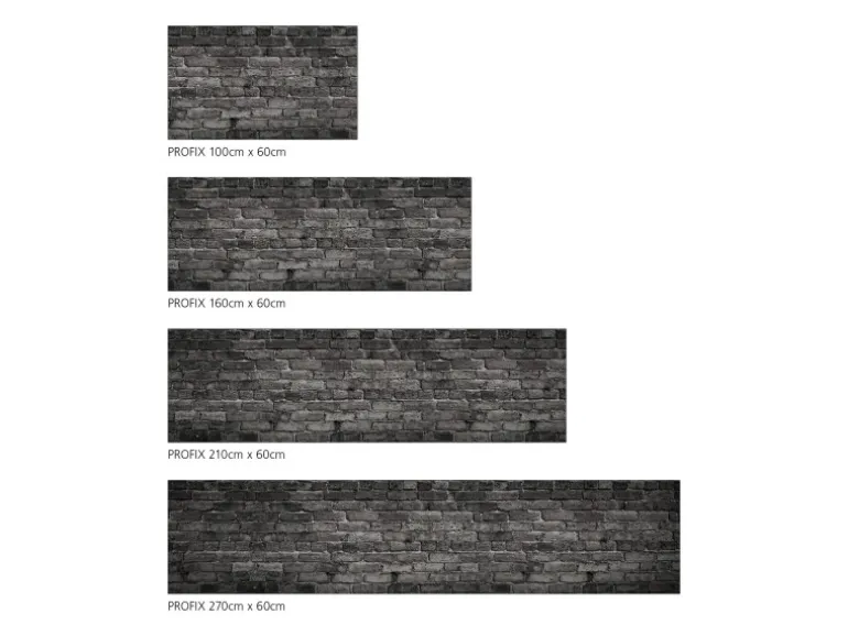 MySpotti Küchenrückwand Profix Cucina Nero 270 x 60 cm Stein Anthrazit