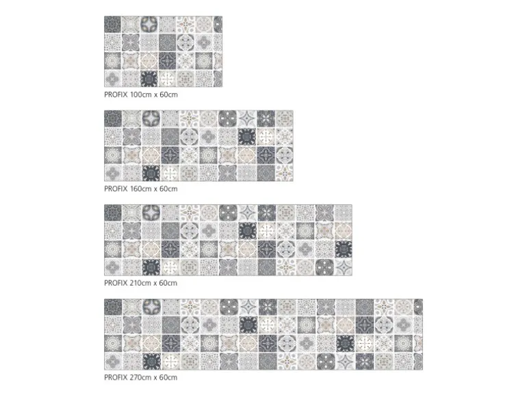 MySpotti Küchenrückwand Profix Cucina Liam 270 x 60 cm Grau-Beige