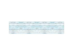 MySpotti Küchenrückwand Profix Cucina Wood Light 270 x 60 cm Cyanblau