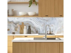 MySpotti Küchenrückwand Profix Cucina Stig 160 x 60 cm Beige-Marmoriert