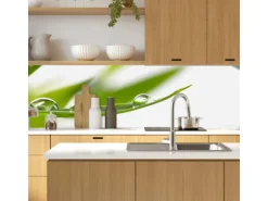 MySpotti Küchenrückwand Profix Cucina Dew Drop 160 x 60 cm Grasgrün