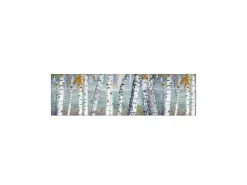 MySpotti Küchenrückwand Profix Cucina Birkenwald 210 x 60 cm Birke-Weiß