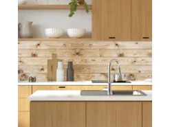 MySpotti Küchenrückwand Profix Cucina Gerhard 160 x 60 cm Holz Hell