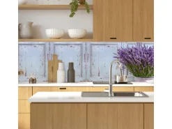 MySpotti Küchenrückwand Profix Cucina Vintage Lavendel 160 x 60 cm Holz